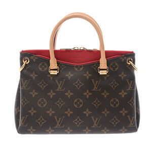 Louis Vuitton Monogram Pallas Cerise Red Canvas Bag